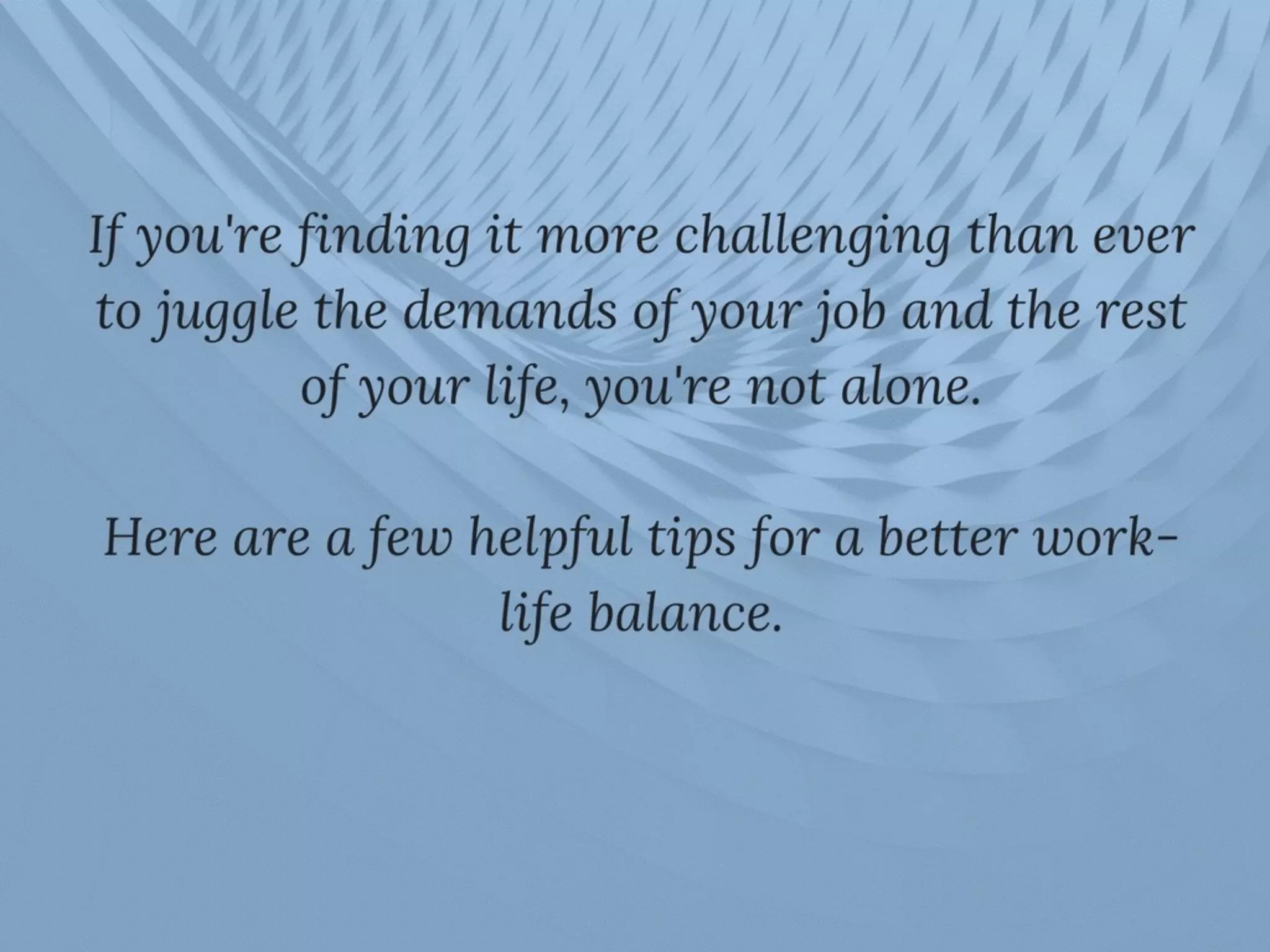 Reconsidering Work-life Balance with Alex Heidt