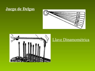 Juego de Delgas
Llave Dinamométrica 
 