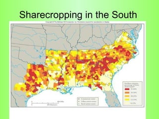 Sharecropping in the South  