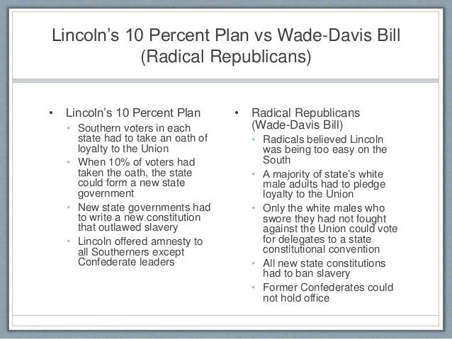 reconstruction of lincoln and johnson essay Why reconstruction was destined to fail essay a+ pages:8 there were three major reconstruction plans lincoln, johnson, and congress each offered a strategy to . reconstruction of lincoln and johnson essay Why reconstruction was destined to fail essay a+ pages:8 there were three major reconstruction plans lincoln, johnson, and congress each offered a strategy to .