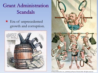 Grant Administration
Scandals
 Era of unprecedented
growth and corruption.
 