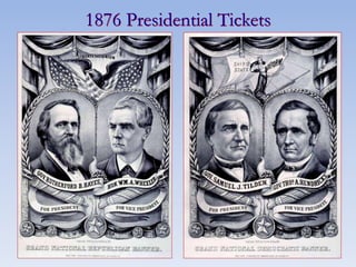 1876 Presidential Tickets
 