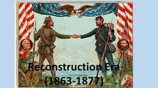 Reconstruction
The Basics – key terms, people and events.
 