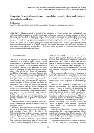 - Reconstruction And Restoration Of Architectural Heritage-Crc Press ...