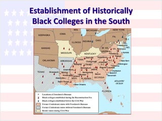 Establishment of Historically
Black Colleges in the South

 