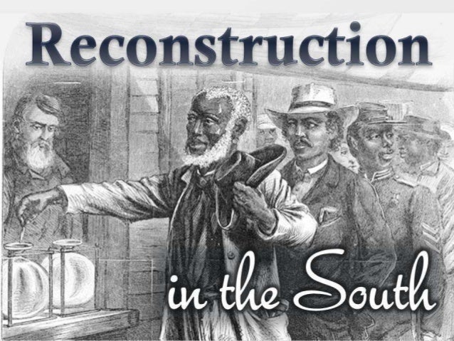 Why the Reconstruction Stopped After the Civil