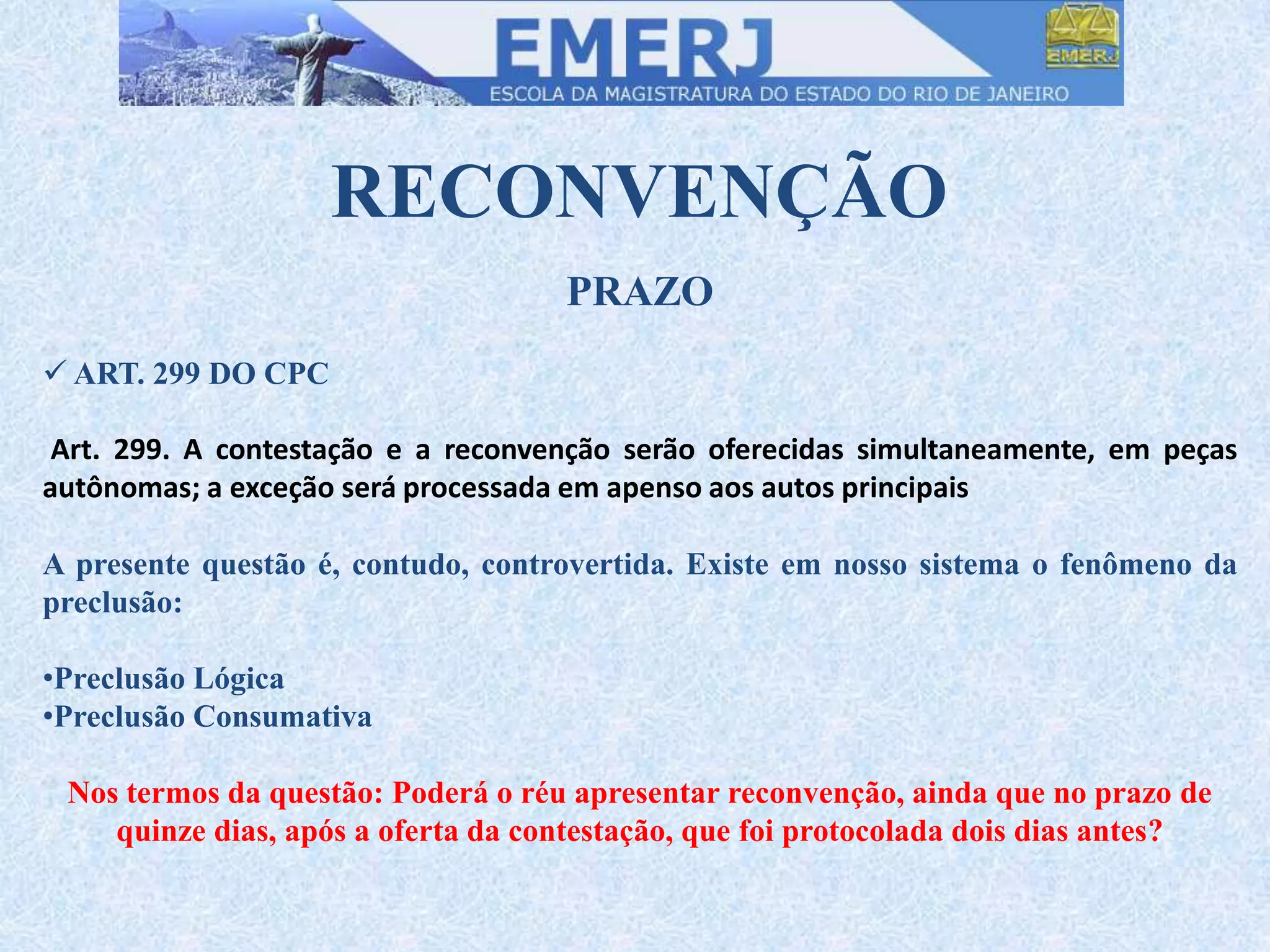 Reconvenção