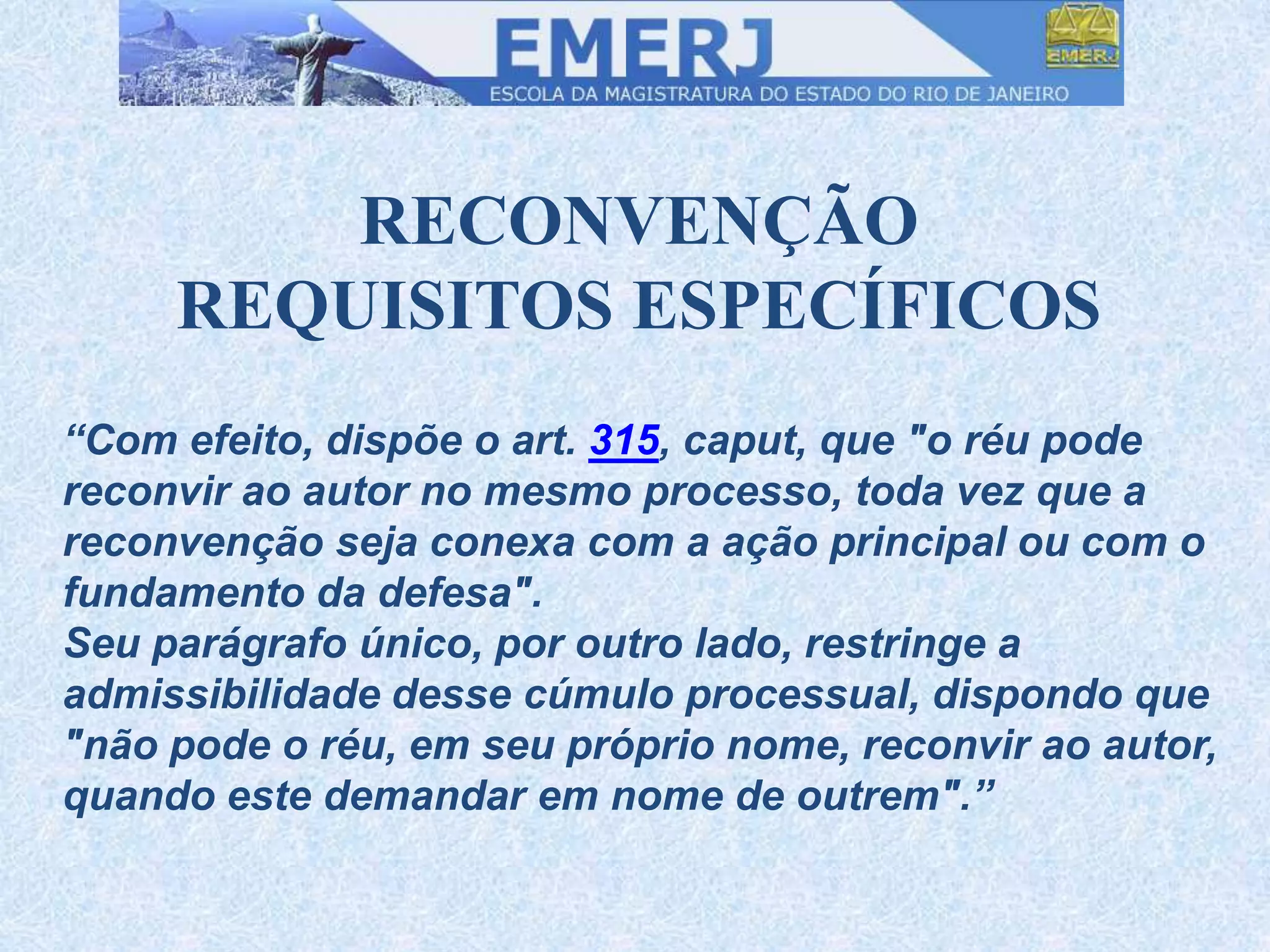 Reconvenção