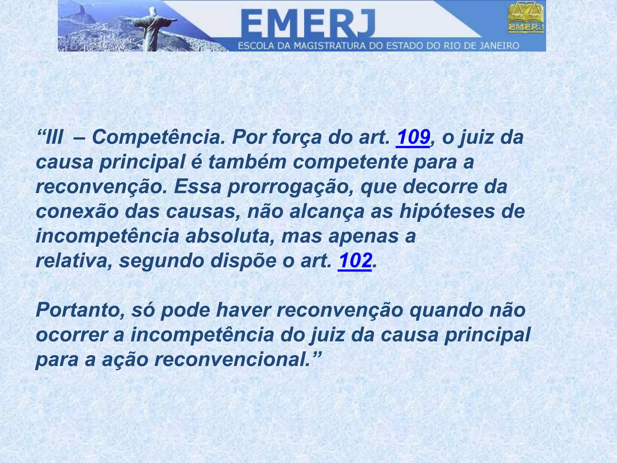 Reconvenção