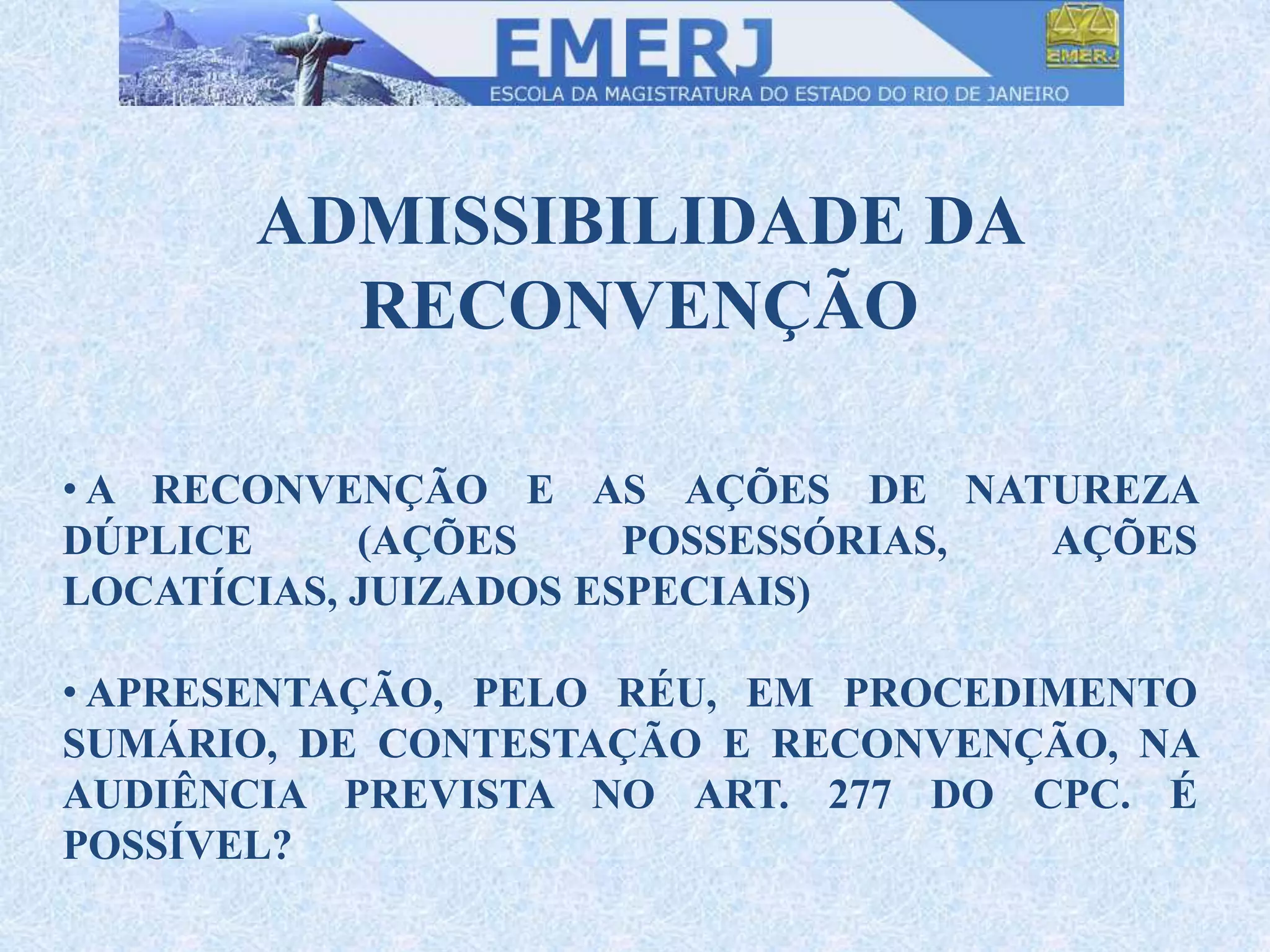 Reconvenção
