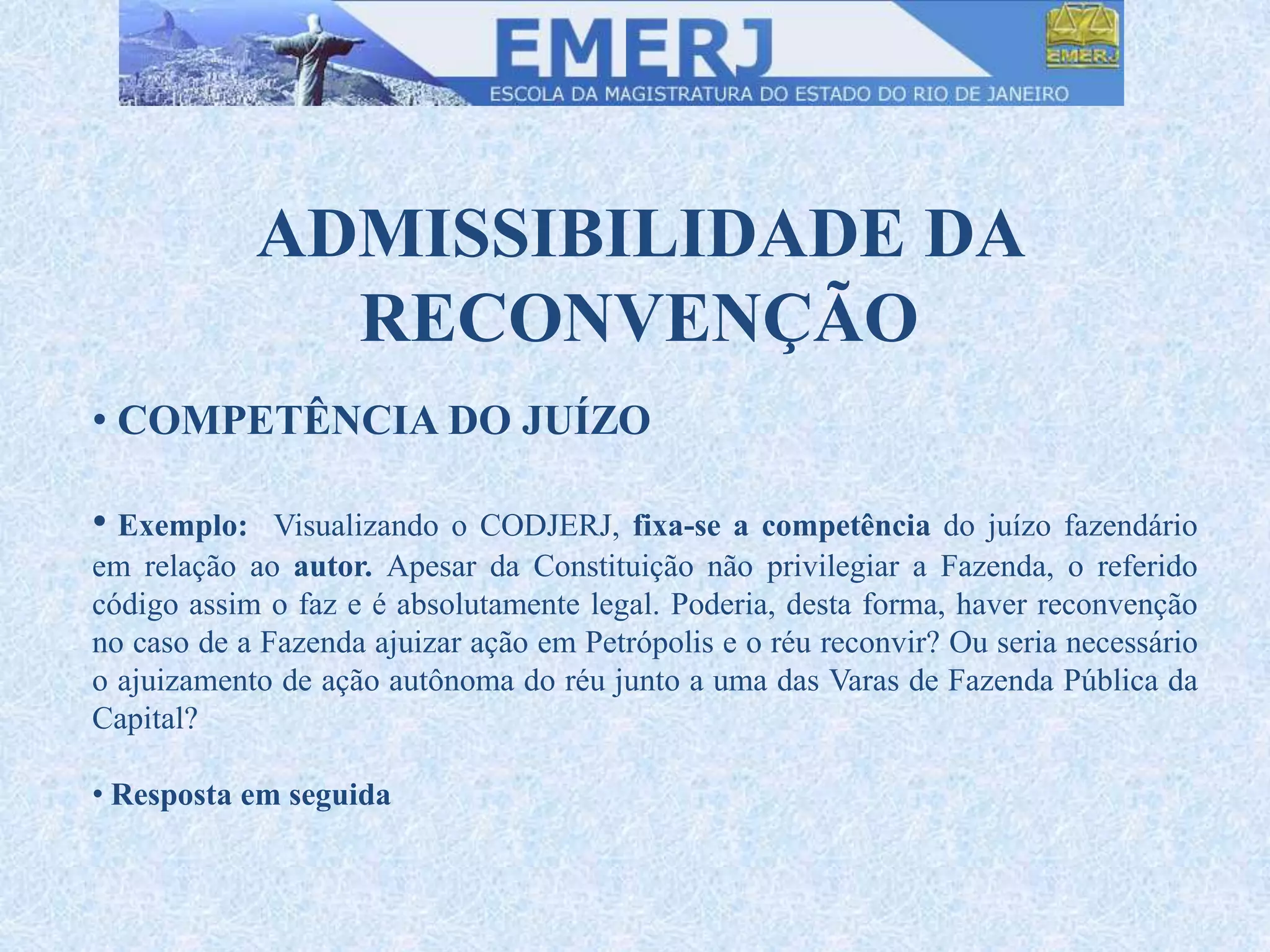 Reconvenção