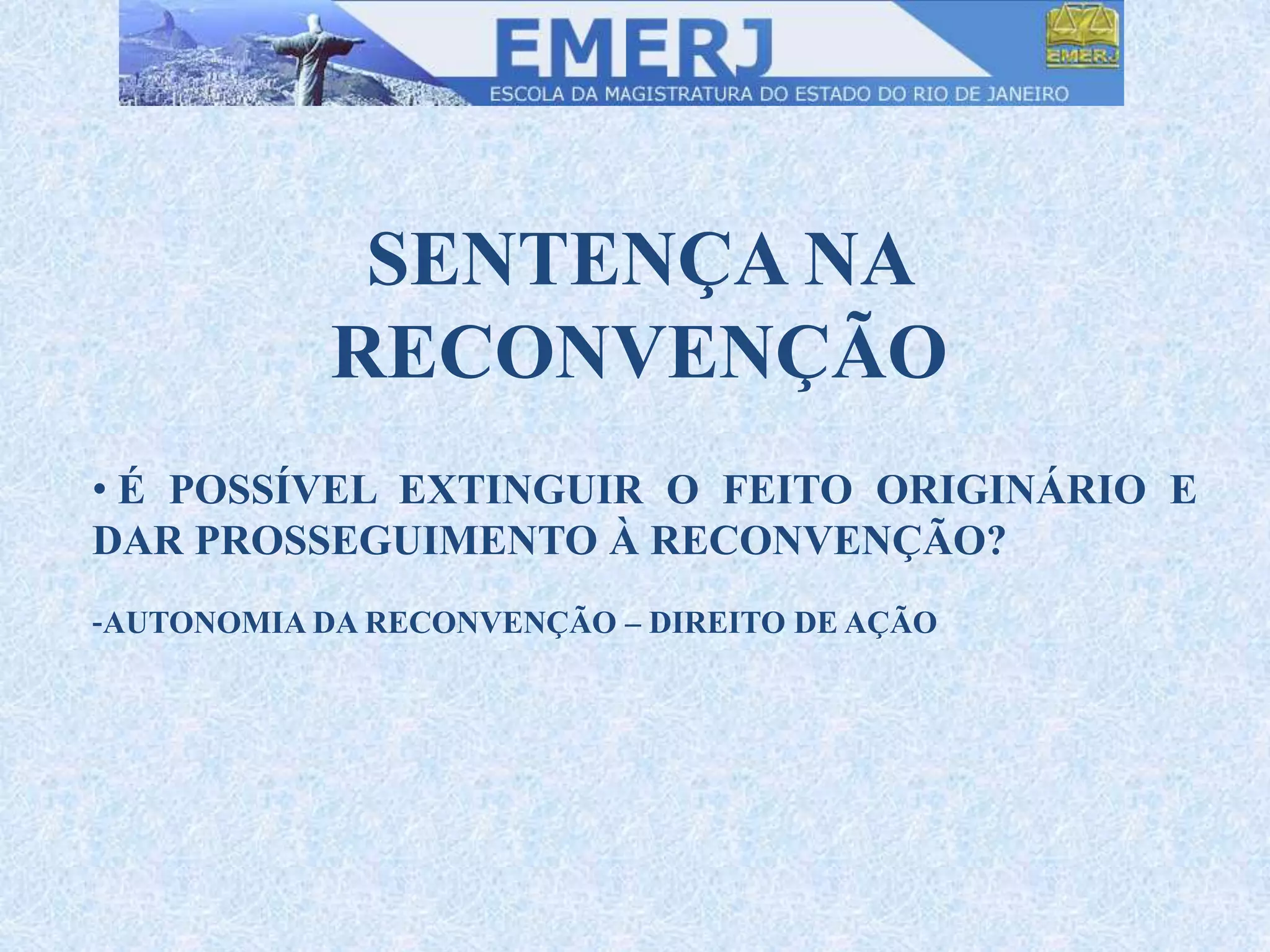 Reconvenção