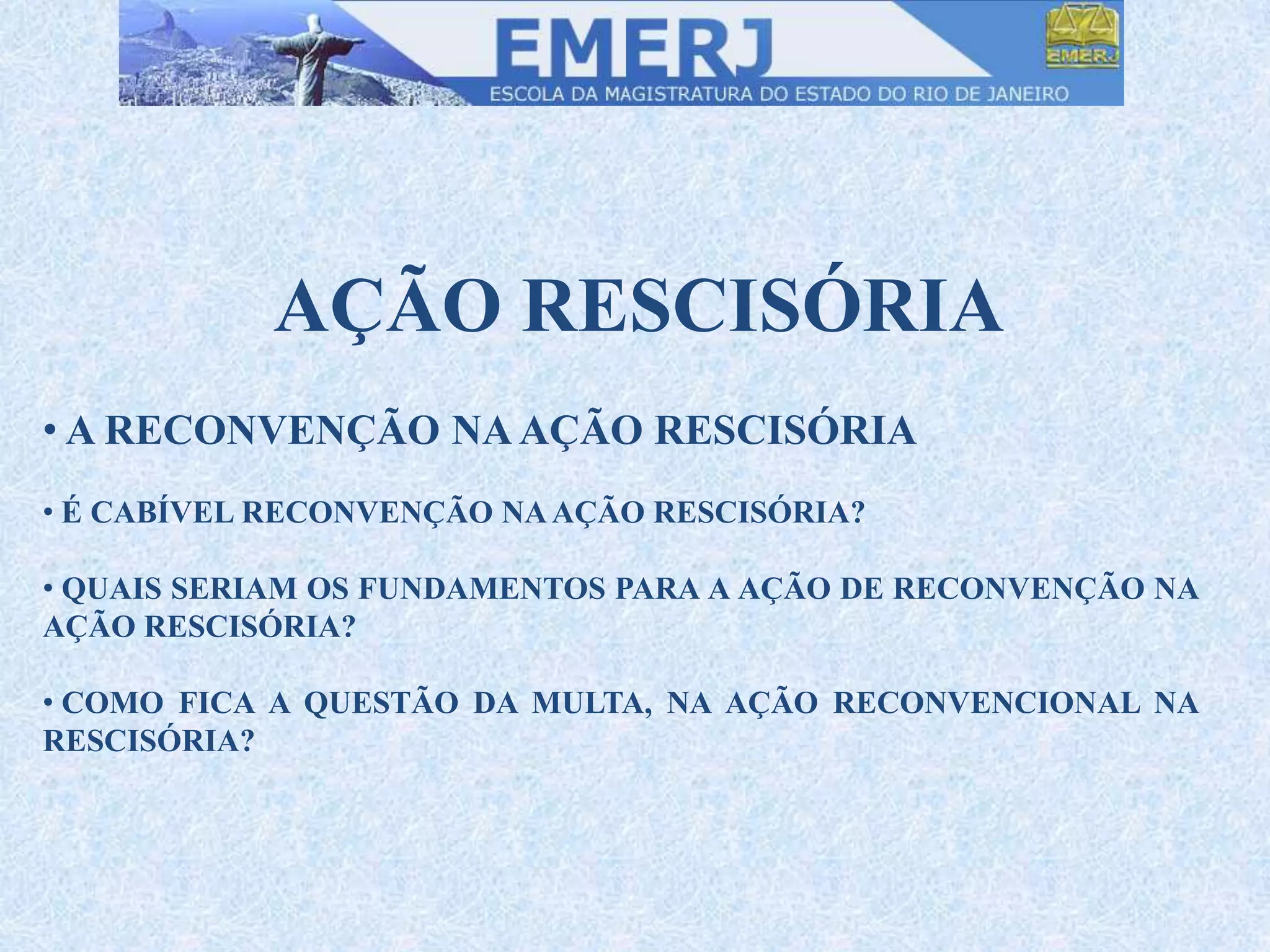 Reconvenção