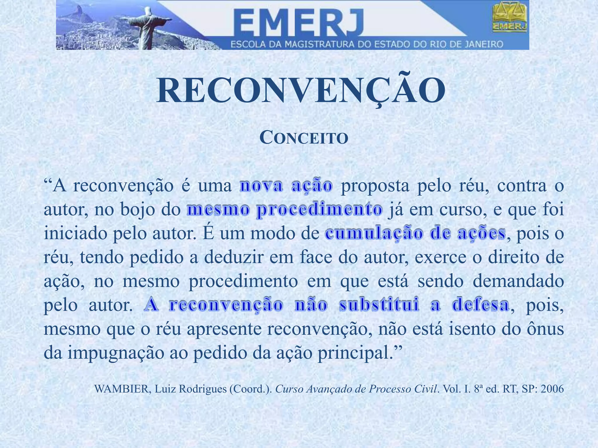 Reconvenção