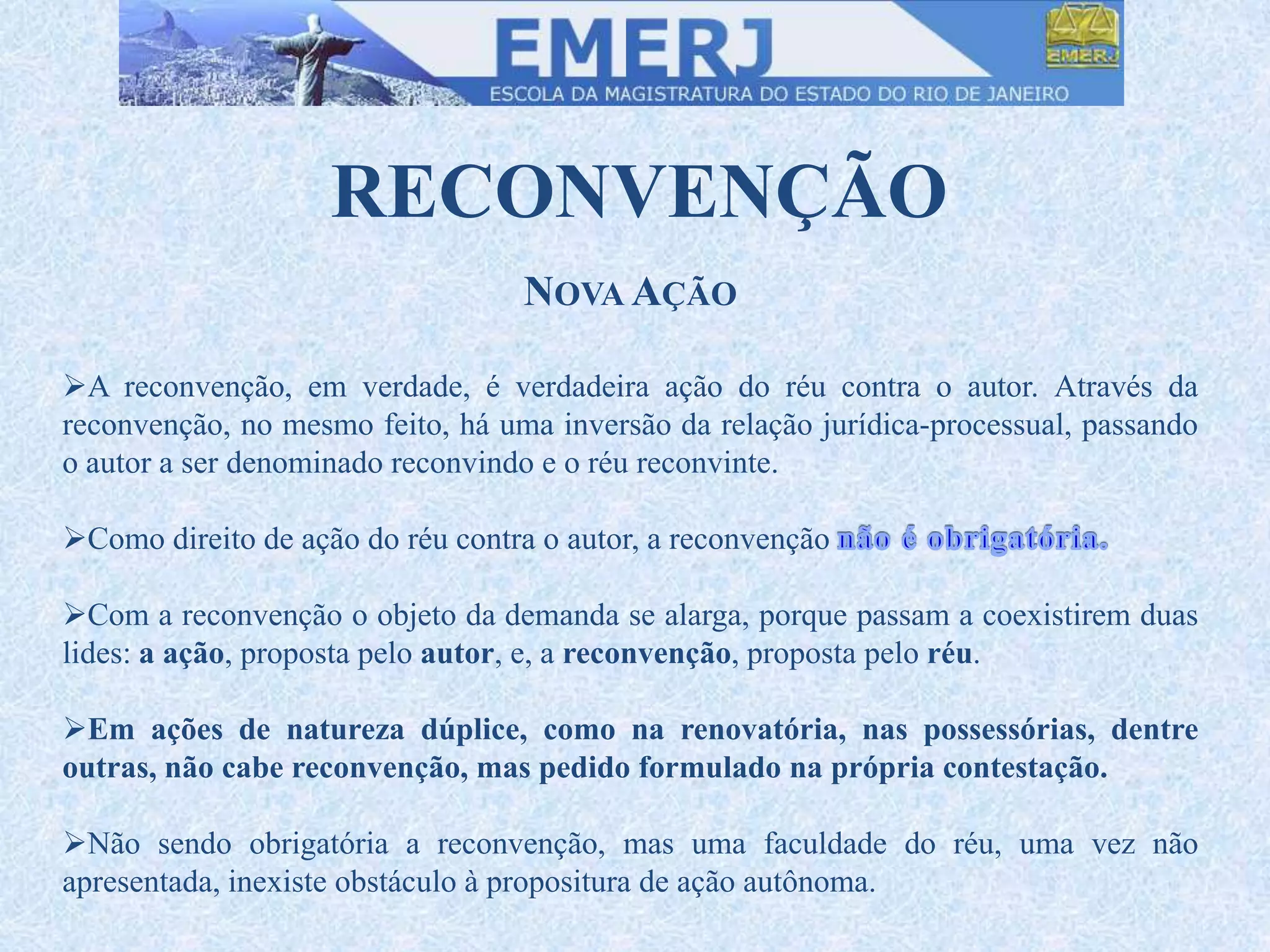 Reconvenção