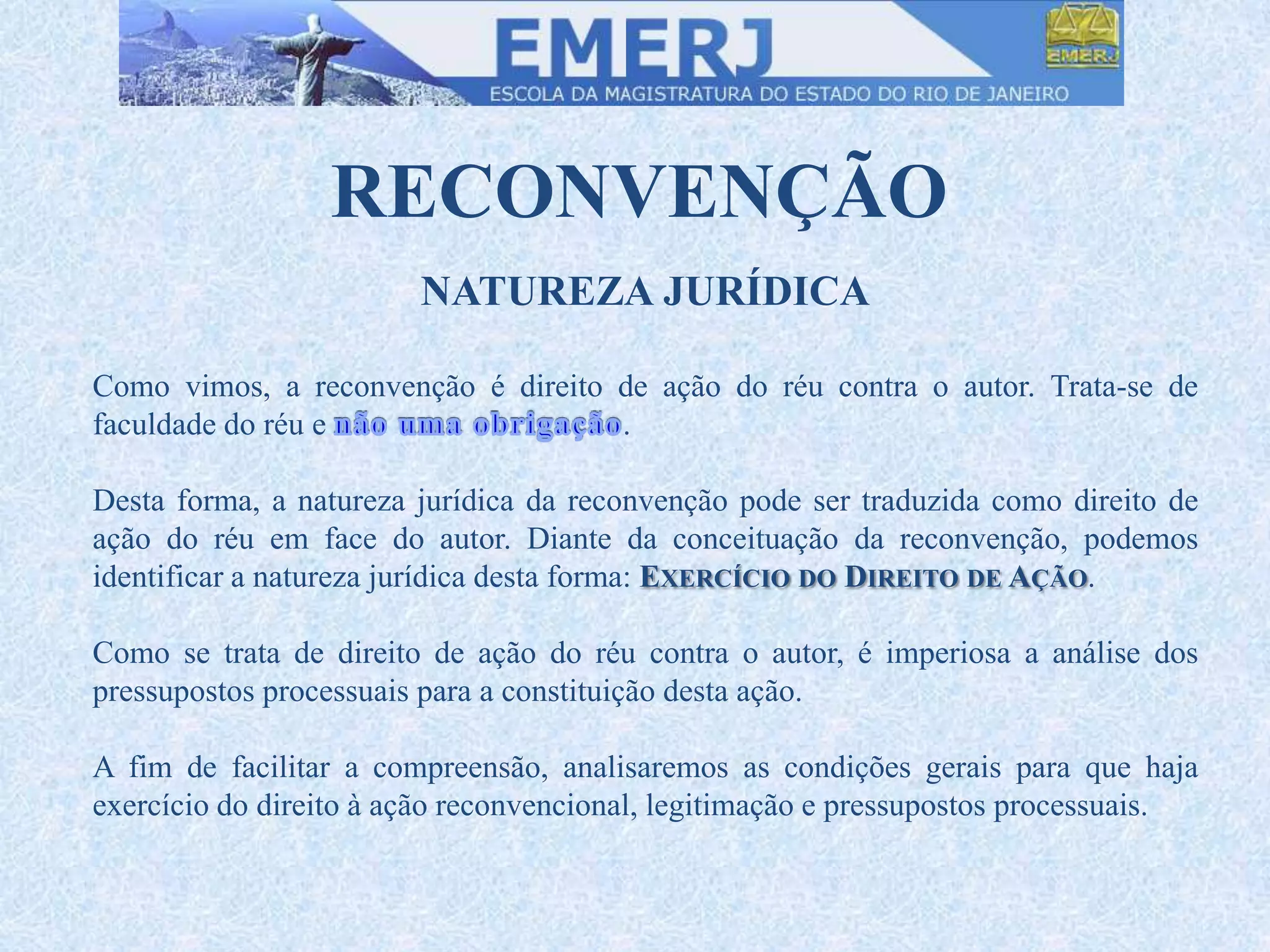 Reconvenção