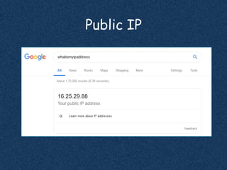 Public IP
 