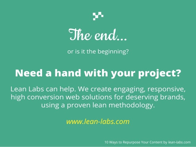 10 ways to Repurpose Content for more efficient Inbound ... 10 ways to Repurpose Content for more efficient Inbound ...