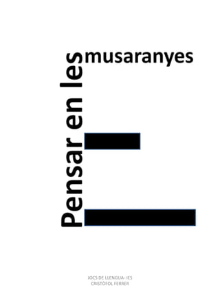 JOCS DE LLENGUA- IES CRISTÒFOL FERRER 