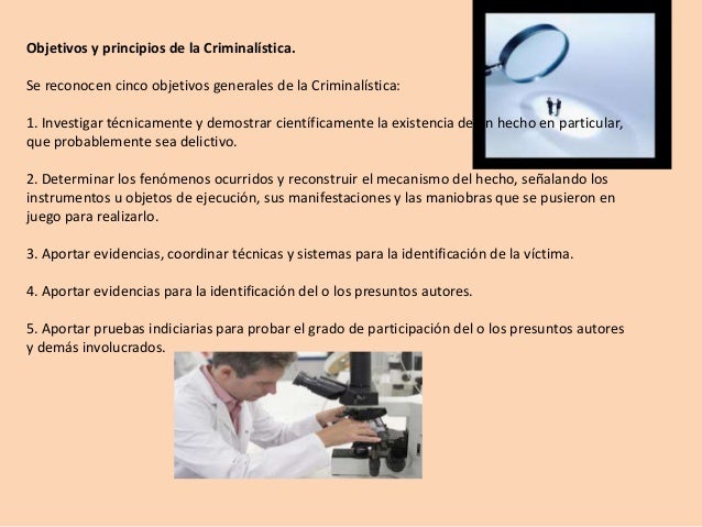 metodología de la criminalistica