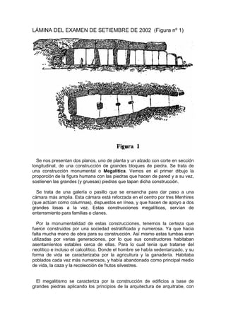 LÁMINA DEL EXAMEN DE SETIEMBRE DE 2002 (Figura nº 1)
Se nos presentan dos planos, uno de planta y un alzado con corte en s...