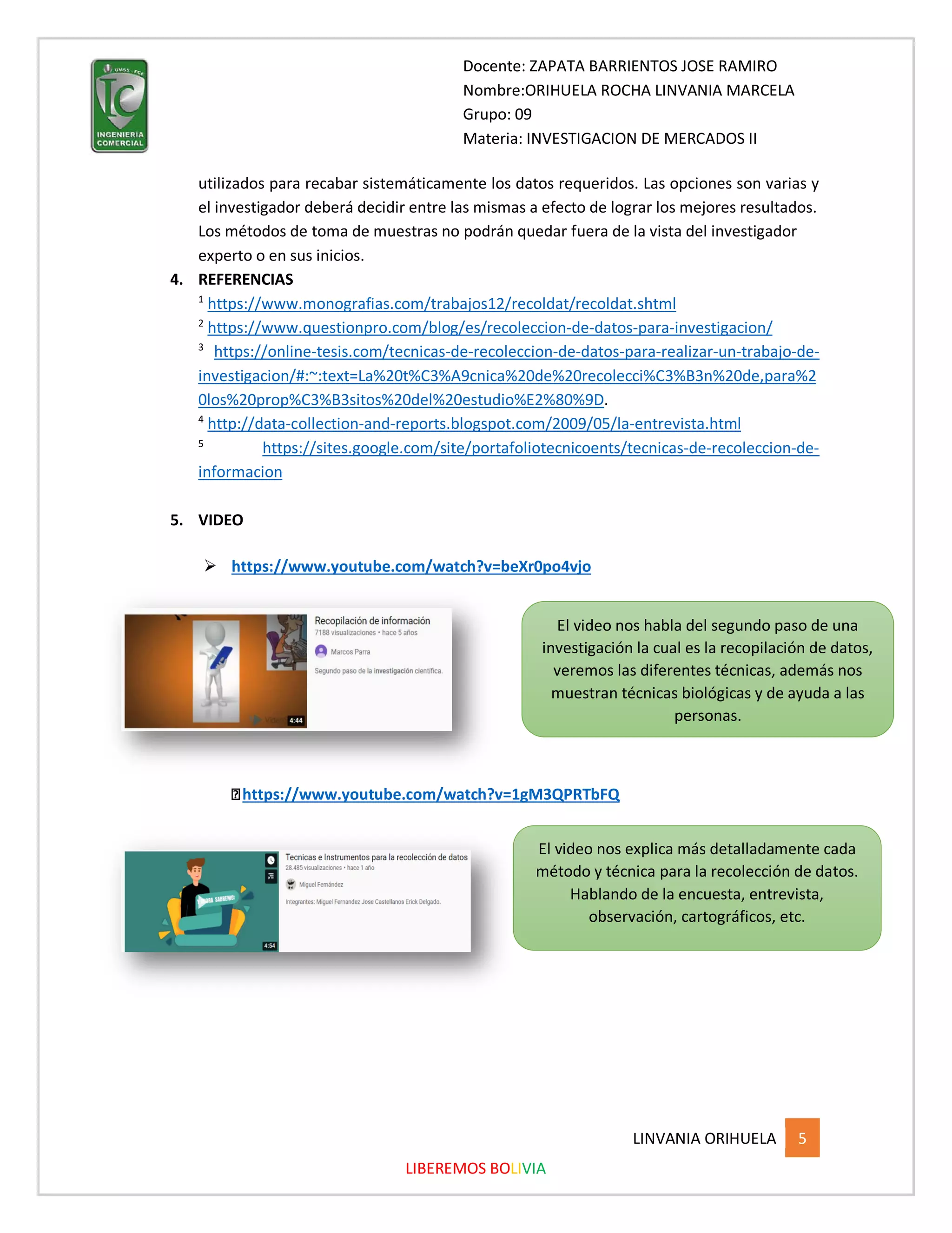 Recopilación de Información para Trabajos de Investigación | PDF
