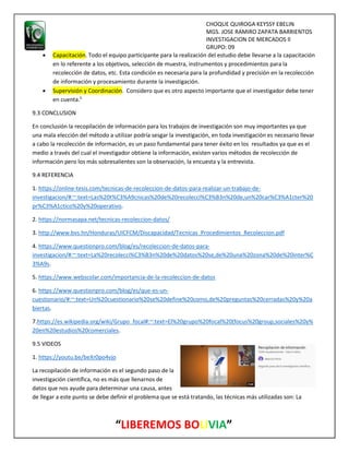 Recopilacion de informacion para trabajos de investigacion | PDF