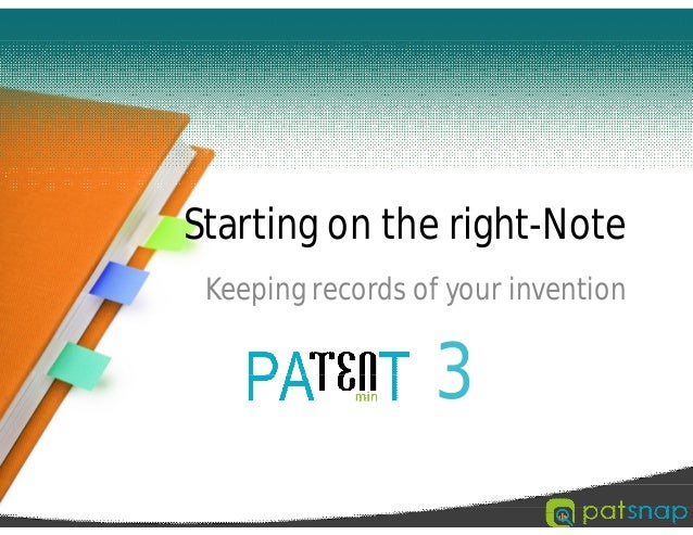patent 10 minutes record keeping for patent application keeping minutes