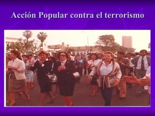 Acción Popular contra el terrorismo 