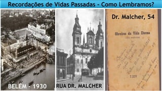 Recordações de Vidas Passadas - Como Lembramos?
BELÉM - 1930
Dr. Malcher, 54
RUA DR. MALCHER
 