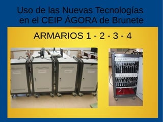 Uso de las Nuevas Tecnologías
en el CEIP ÁGORA de Brunete
 