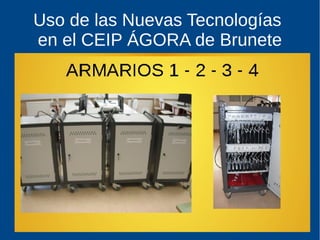 Uso de las Nuevas Tecnologías
en el CEIP ÁGORA de Brunete
 