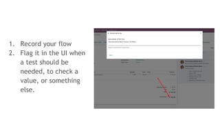 Record Automated Integration Tests through the UI | PDF