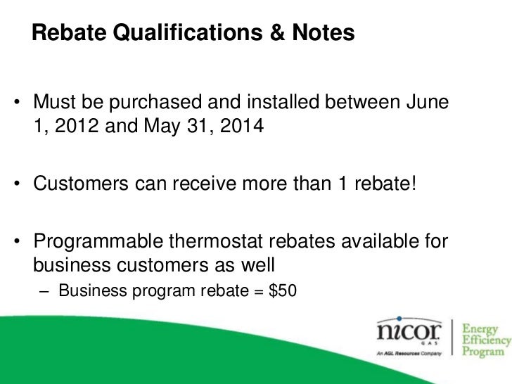 Nicor Gas Rebate For Nest Thermostat