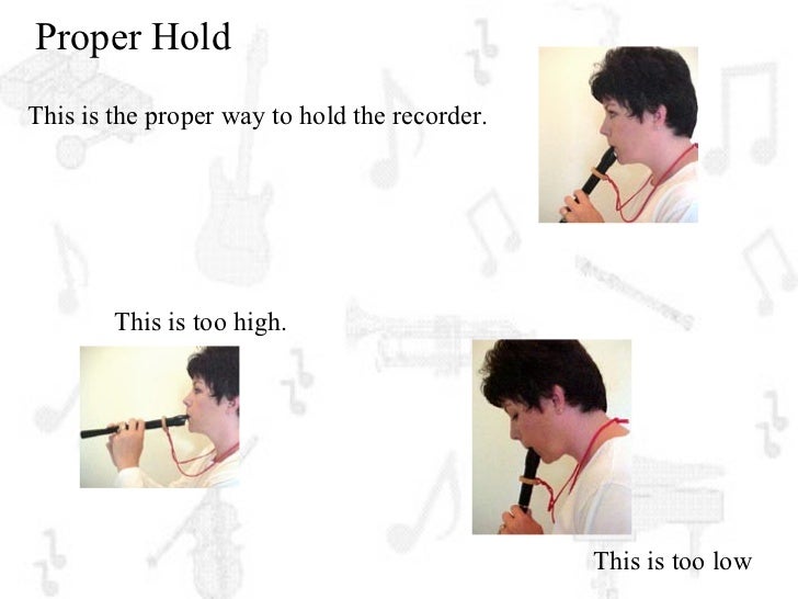 Recorder lesson