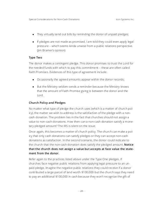sample pledge reminder letters