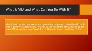 Recording and running macros in the office application | PPTX ...