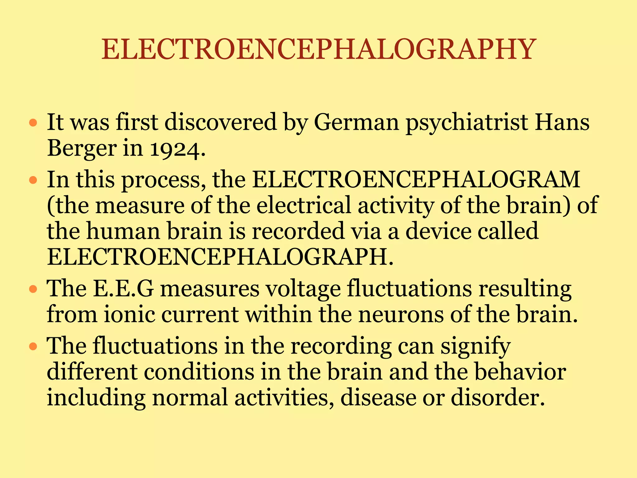 Recording brain activity | PPTX
