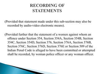 Suspect Statement Example Recording of Statements of Suspects | PDF