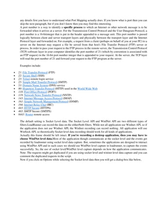 Details Description of Load Runner Recording option | PDF