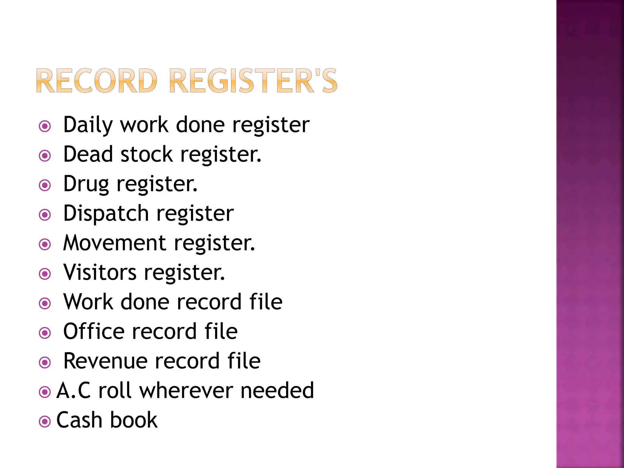 Record keeping.pptx In hospital setups details | PPTX