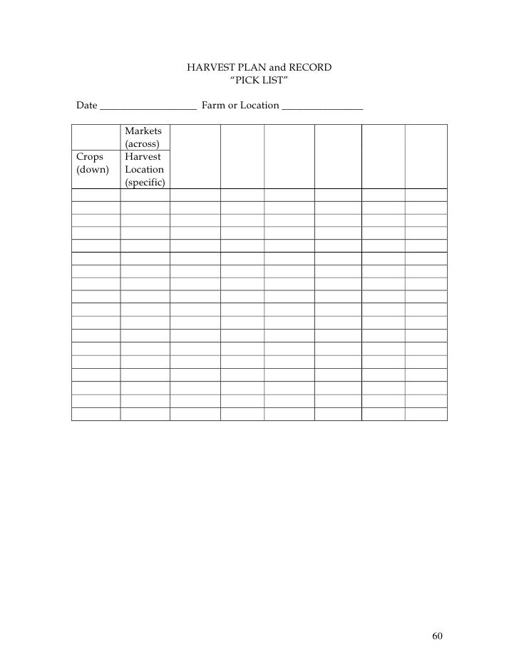 Record-keeping and Budgeting Workbook for Organic Crop Producers (dra…
