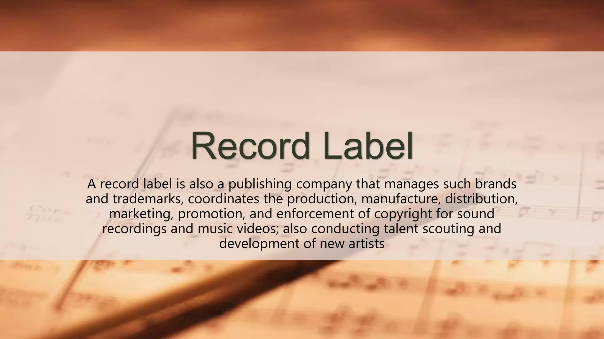 Record label | PPT