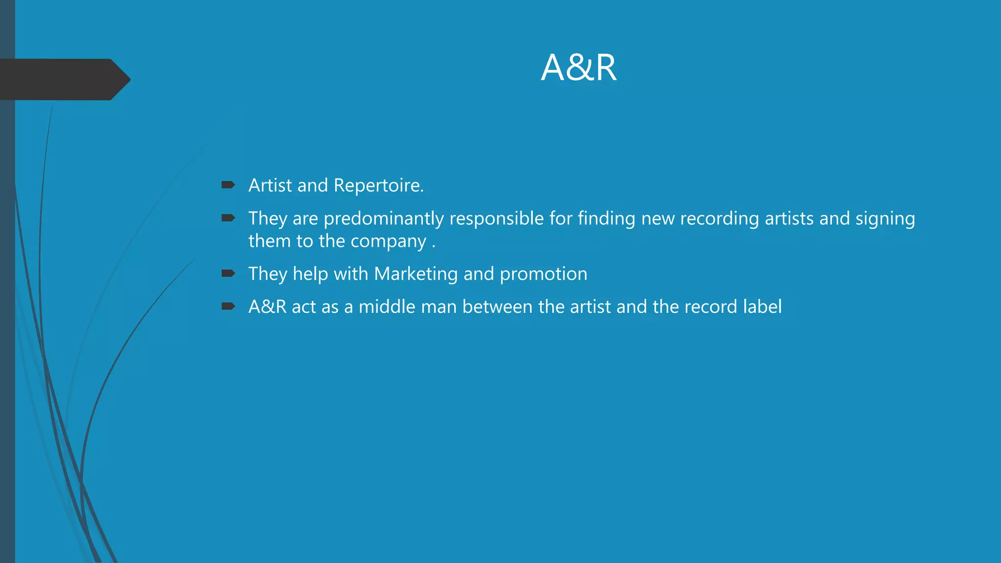 Record label job roles | PPTX