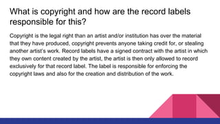 Record labels | PPTX