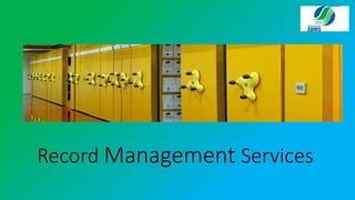 Record Management Services
 