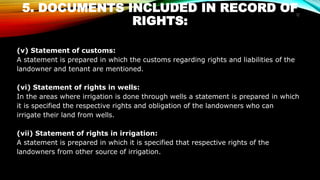 Record of rights | PPTX