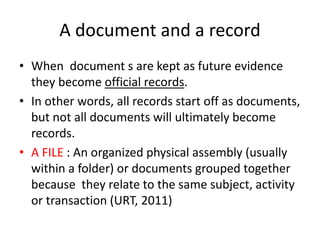 INTRODUCTION TO RECORDS | PPTX