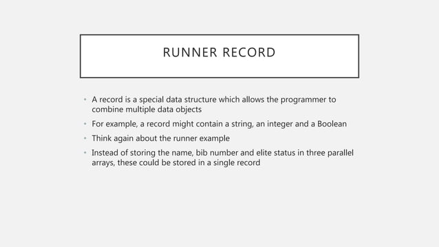 Records in Python | PPT