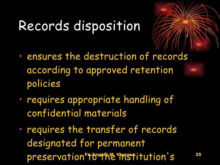 Records Retention Scheduling